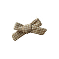 Classic Hair Bow - Moss Tiny Gingham (Limited Edition)